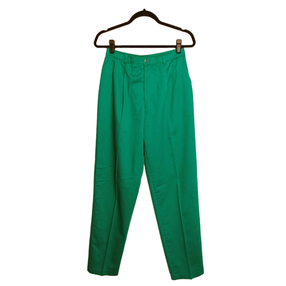 VTG LEVI'S SPORTSWEAR Green Slim Leg Pants 12